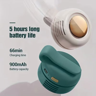 3 Speeds Portable Silent Mini Bladeless Electric Fan