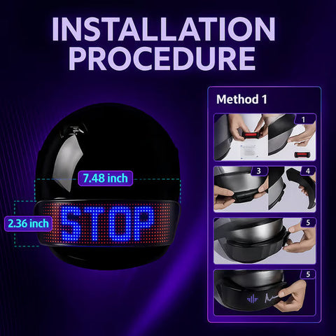 APP Display Helmet🏍️🆒